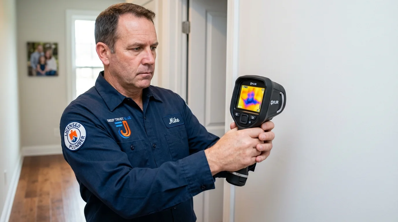Thermal imaging leak detection by Johns Plumbing LLC in Campbelltown